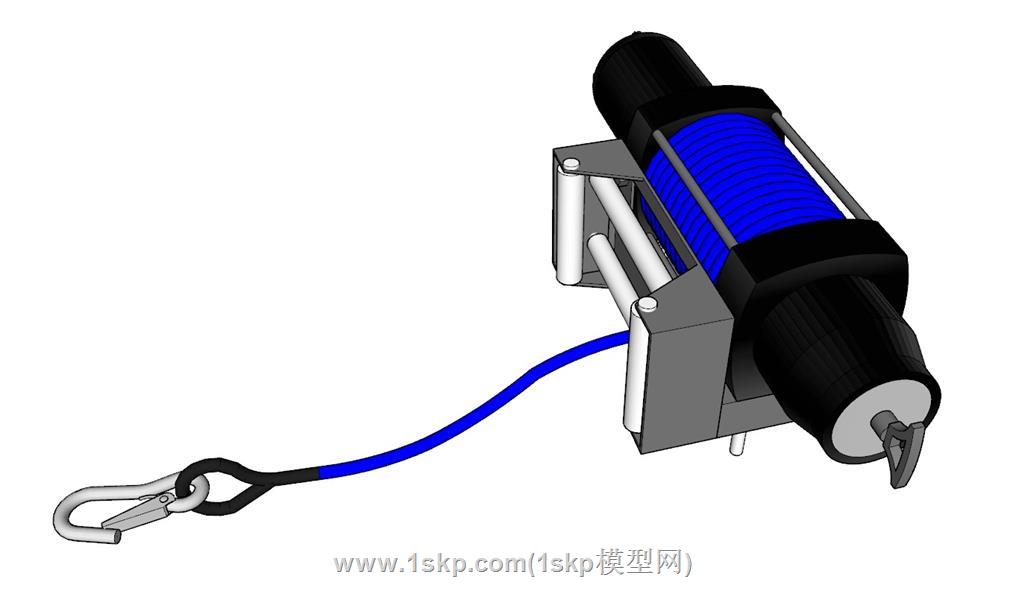 拖车钩SU模型 3