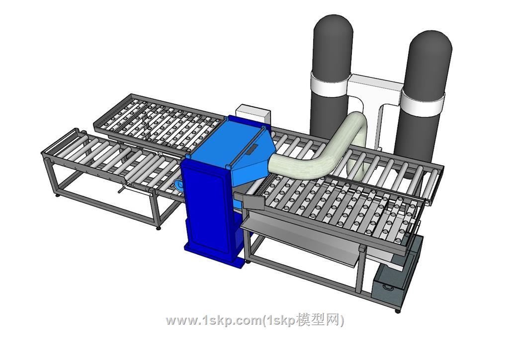 输送带机械SU模型 1