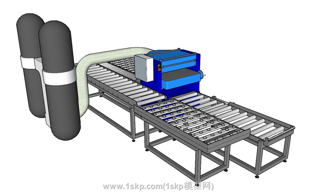 输送带机械SU模型 2