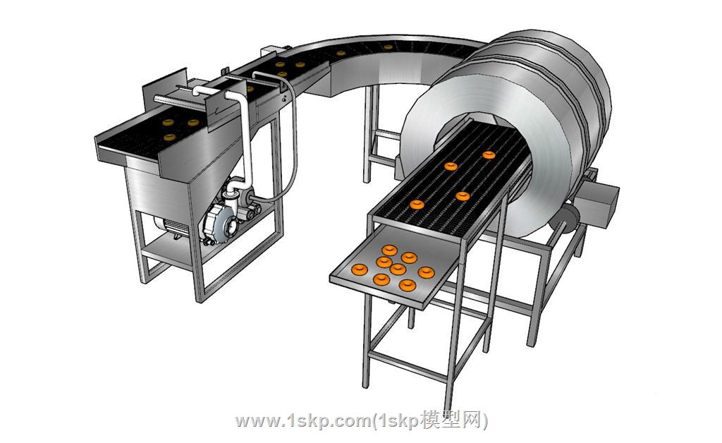 甜甜圈制造机SU模型 1