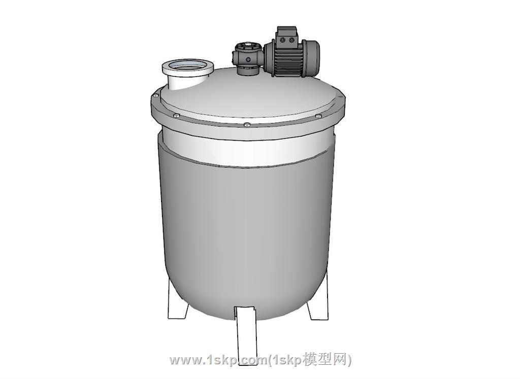 反应釜化学反应器SU模型 1