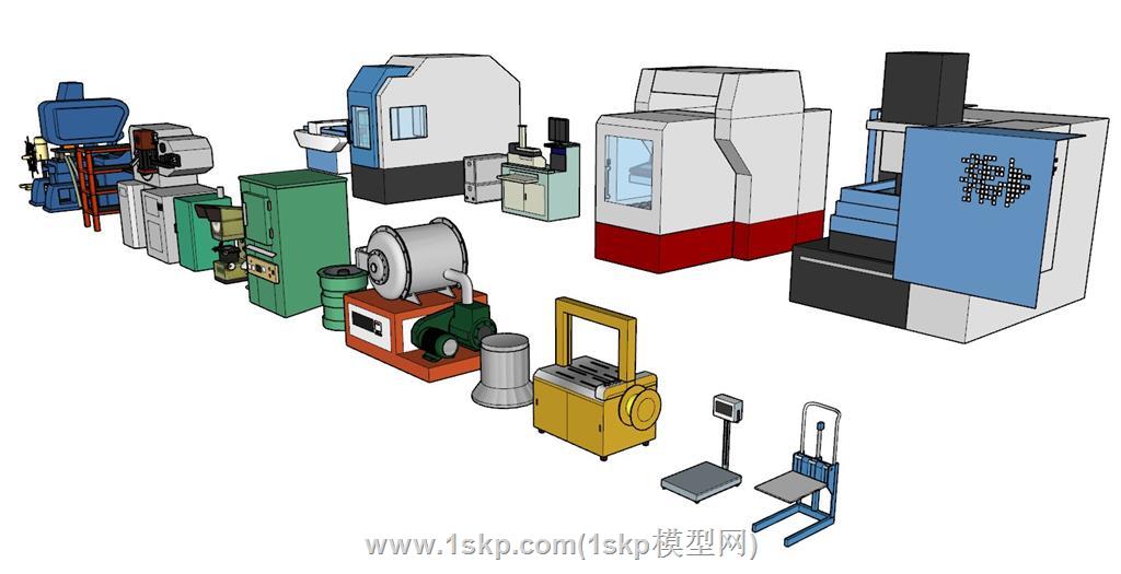 机械设备集合SU模型 1