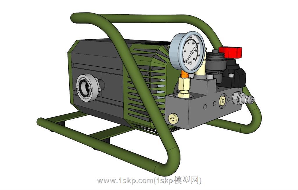 水压泵水泵SU模型 2