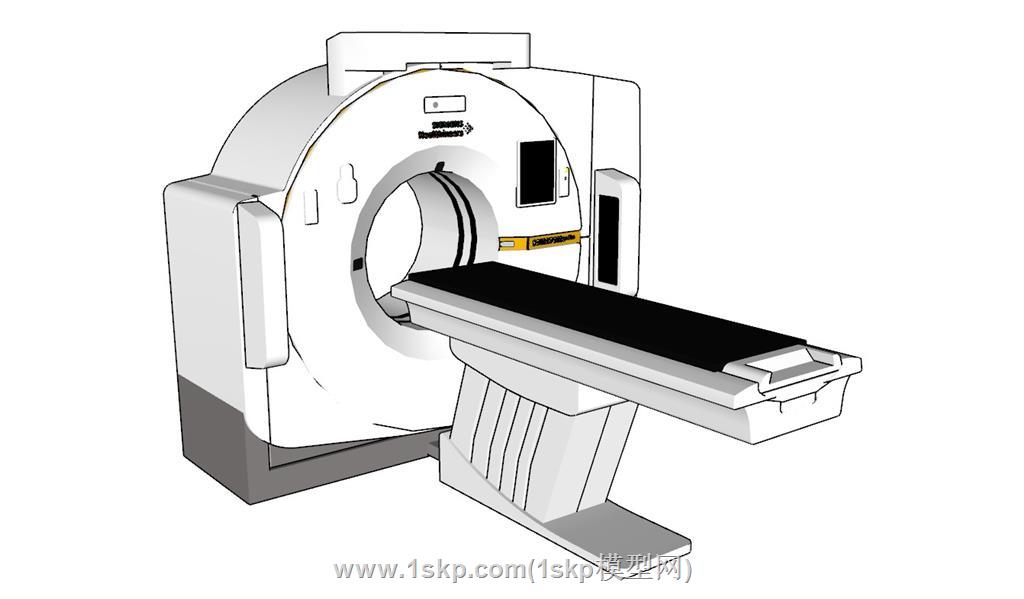 医院医疗器材CT扫描机SU模型 3