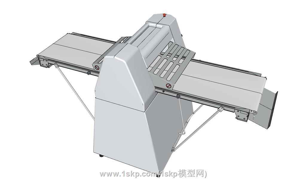 胶装机机械设备SU模型 2