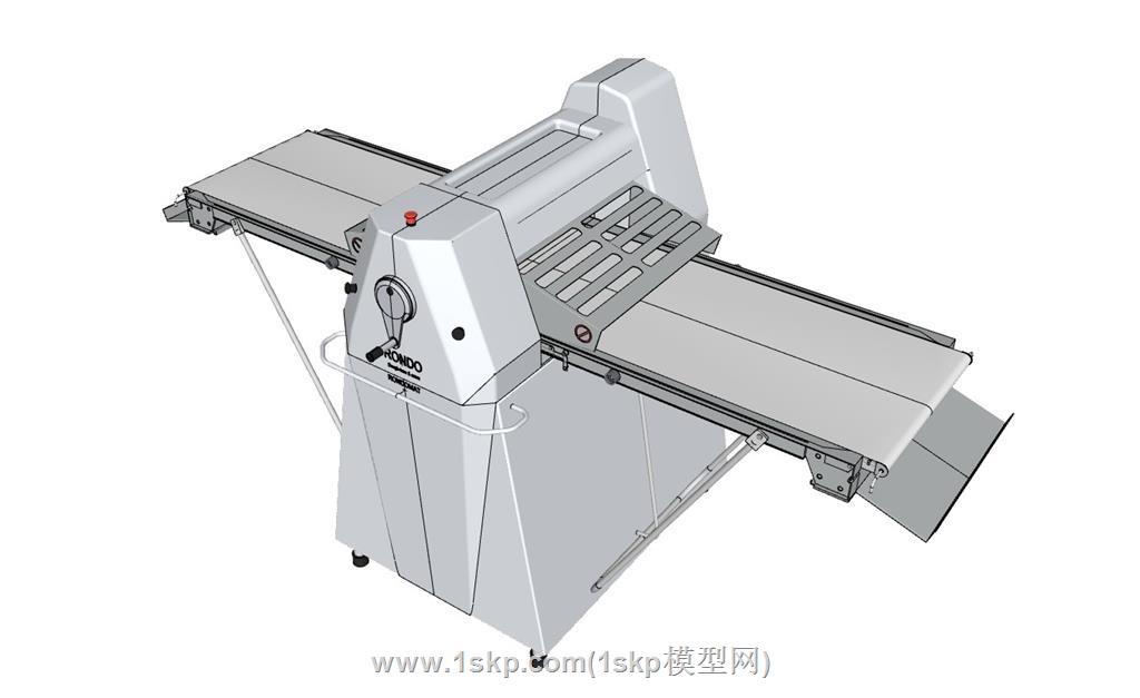 胶装机机械设备SU模型 1