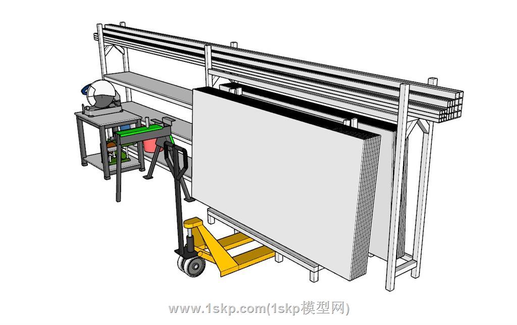 方管架管材店切割机 2