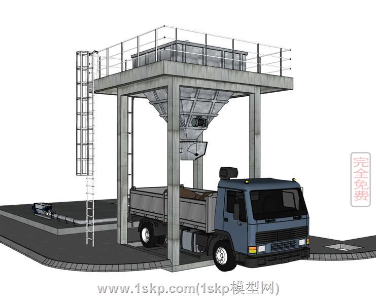 接料斗下料斗机械卡车 1