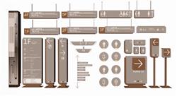 指示牌 导视牌 标识牌