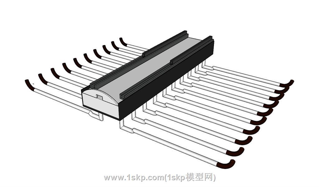 裤架SU模型