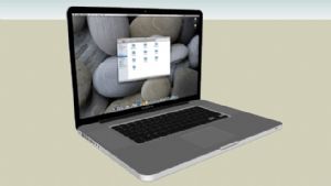 笔记本SU模型 免费sketchup模型下载