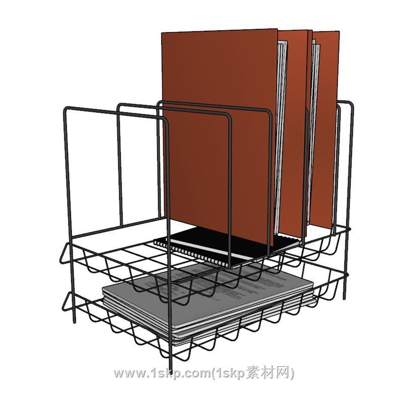 文件夹文件架SU模型 2