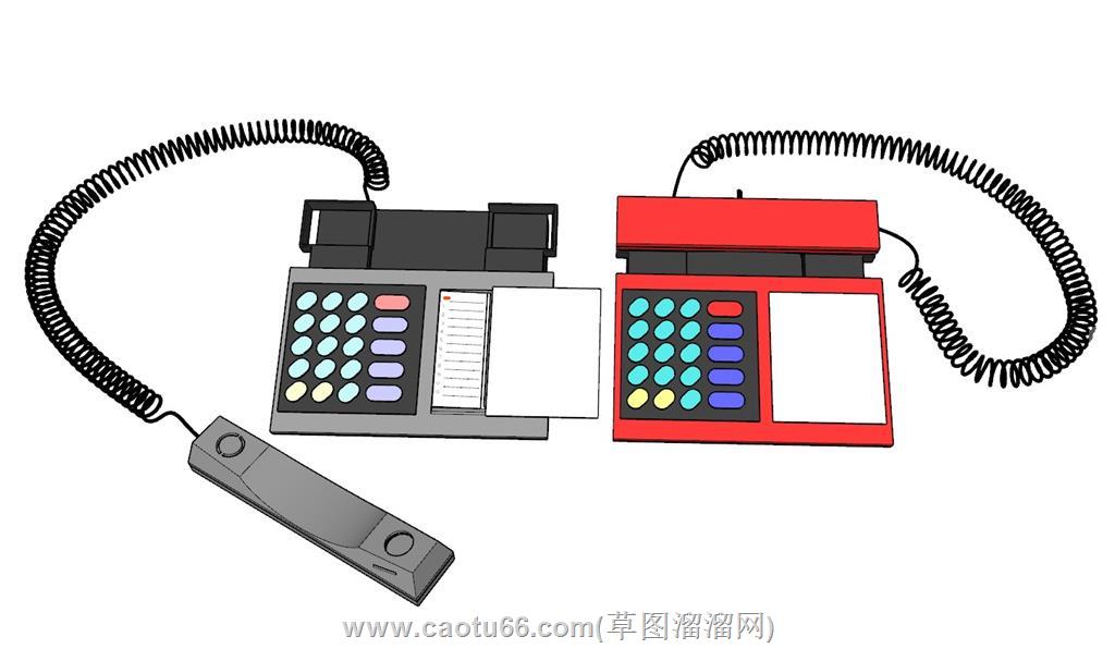 固定电话座机SU模型 1