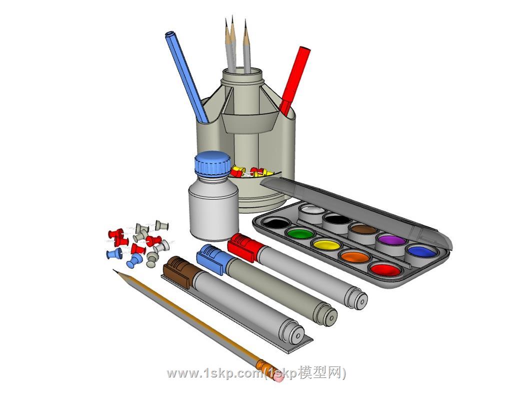 文具铅笔颜料笔筒 2