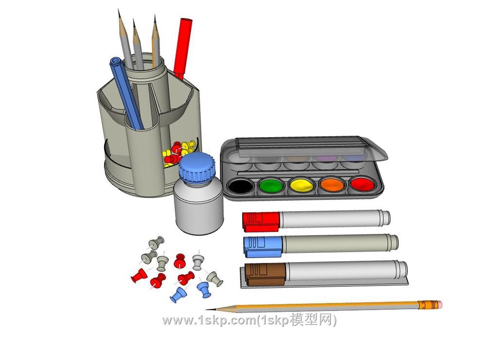 文具铅笔颜料笔筒 1