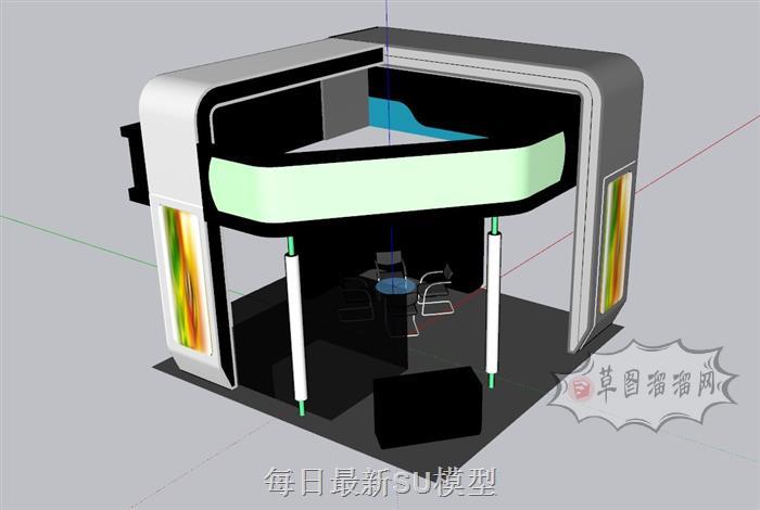 展厅SU模型 2