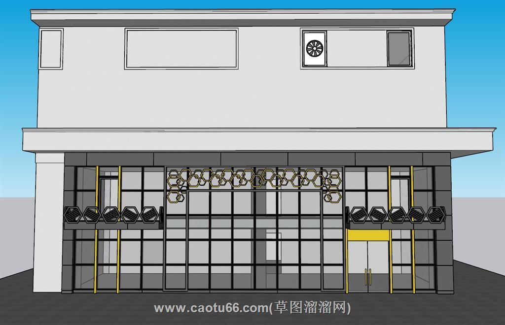 展厅SU模型 1