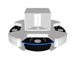 科技展台SU模型 免费sketchup模型下载