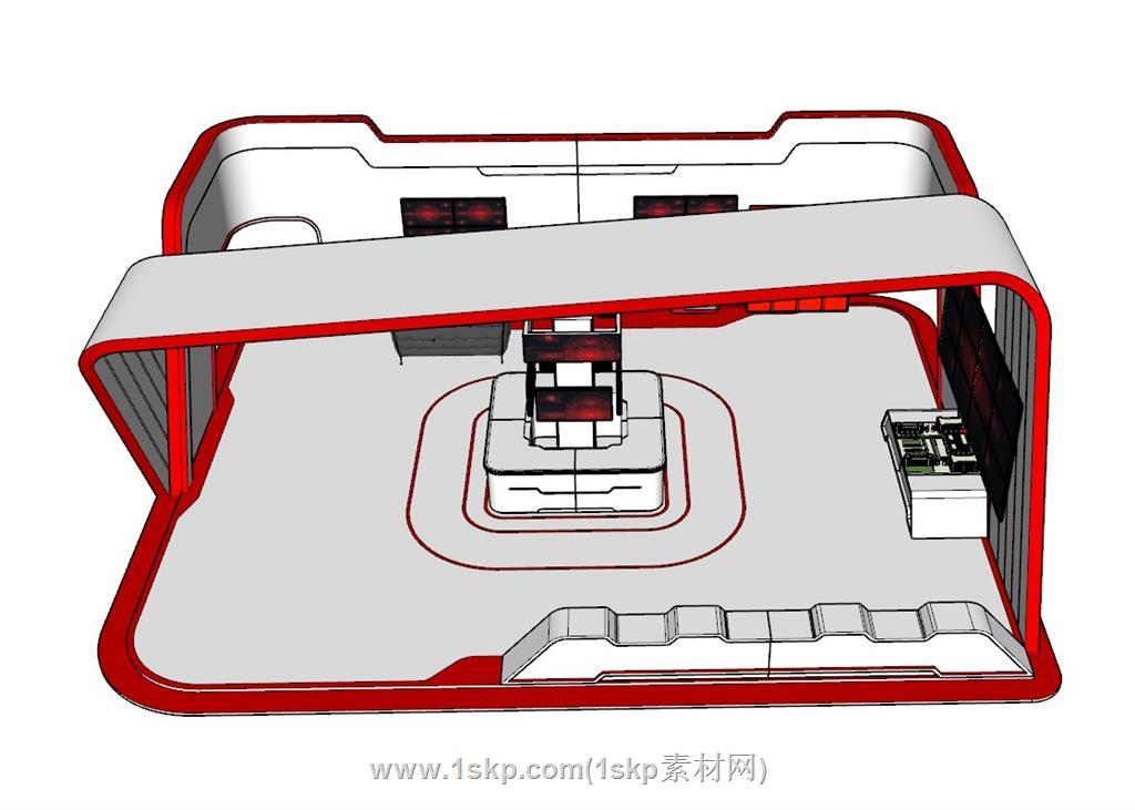 展厅SU模型 1