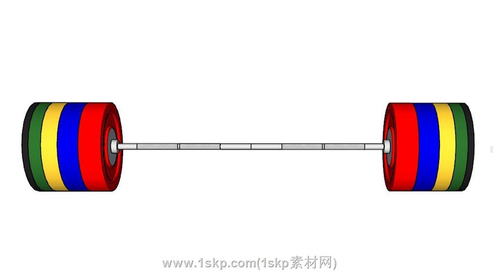 举重杠铃体育SU模型 2