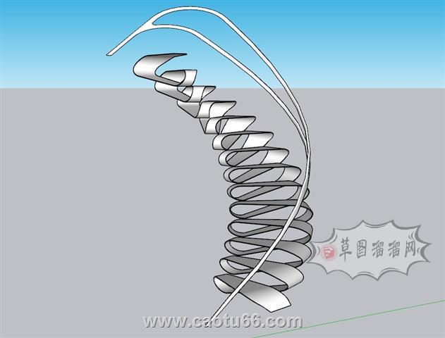 楼梯SU模型 1