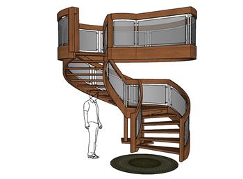 旋转楼梯  螺旋梯