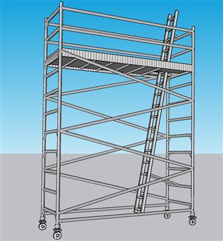 脚手架  楼梯