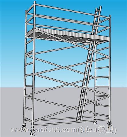 脚手架楼梯SU模型 1