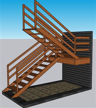 木质 楼梯