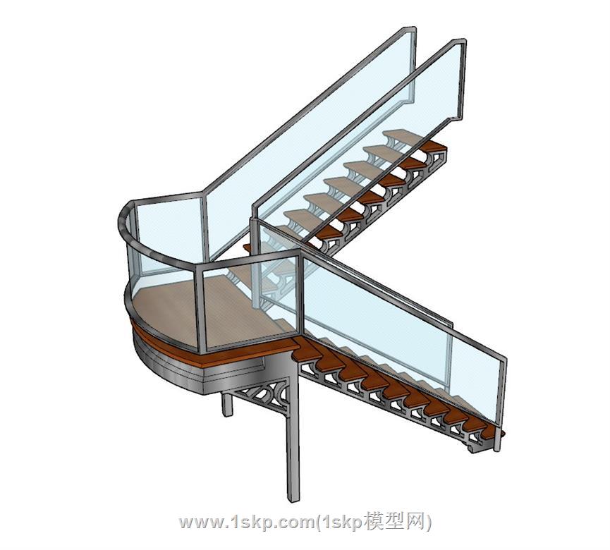 楼梯SU模型 2