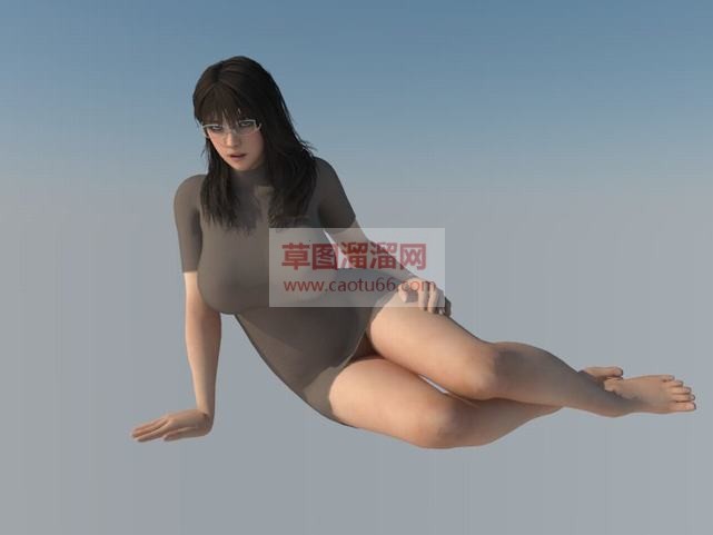 玛雅3D美女SU模型 1