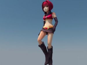 3D  卡通  美女  游戏  人物