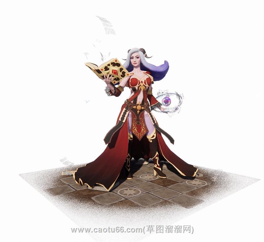 女人魔法巫师SU模型 1