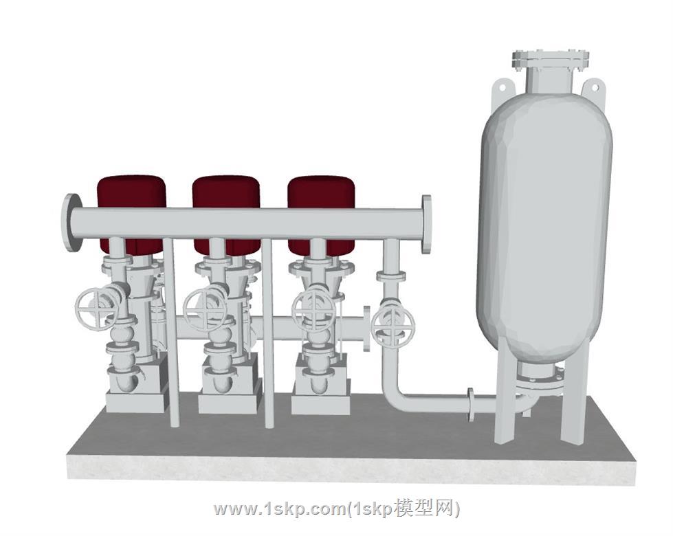 水泵机械SU模型 1