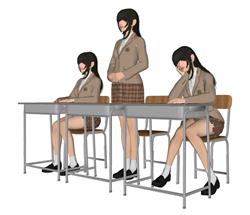 女学生  女生  人物