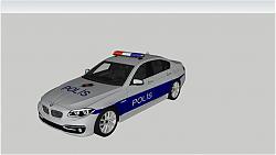 外国 警车 polis 汽车