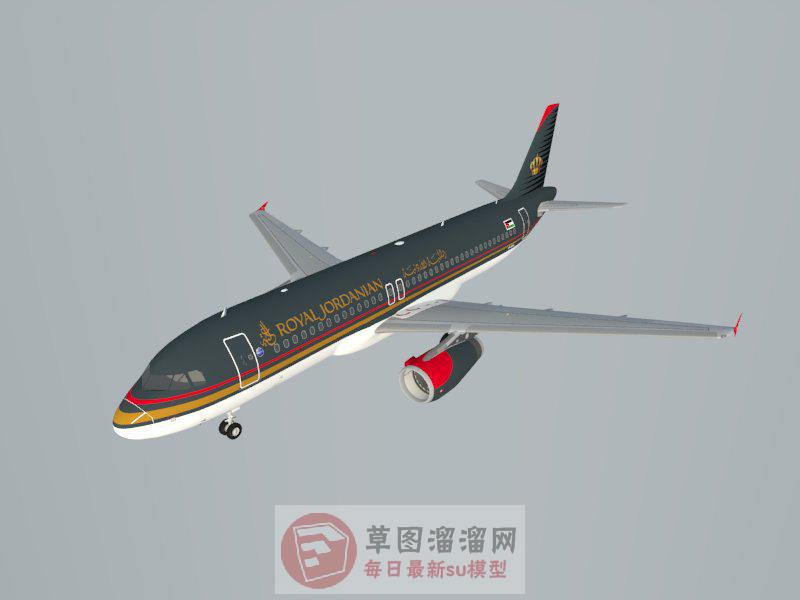 航班航空飞机SU模型 1