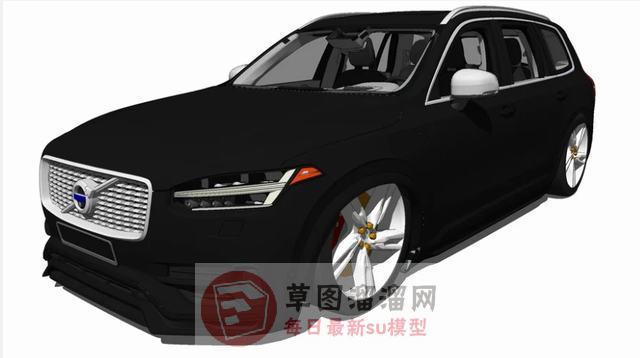 沃尔沃xc90汽车SU模型 1