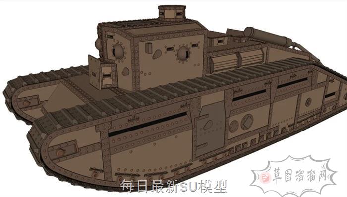 二战坦克武器SU模型 1