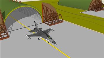 战斗机  机库  飞机