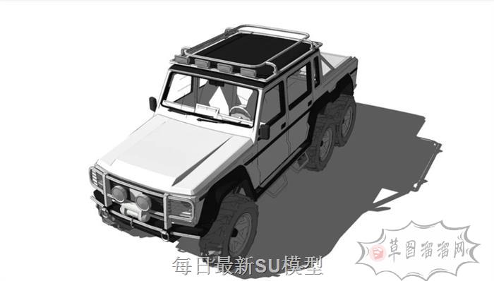 JEEP越野车汽车SU模型 1