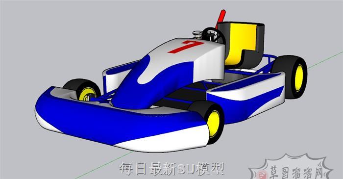 卡丁车赛车SU模型 1