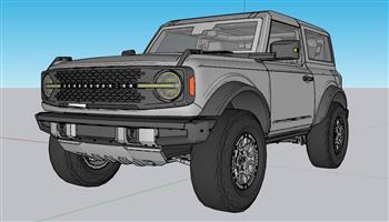 越野车汽车SU模型