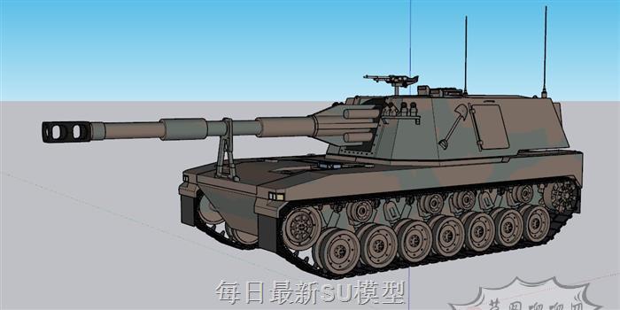 坦克武器装甲SU模型 2