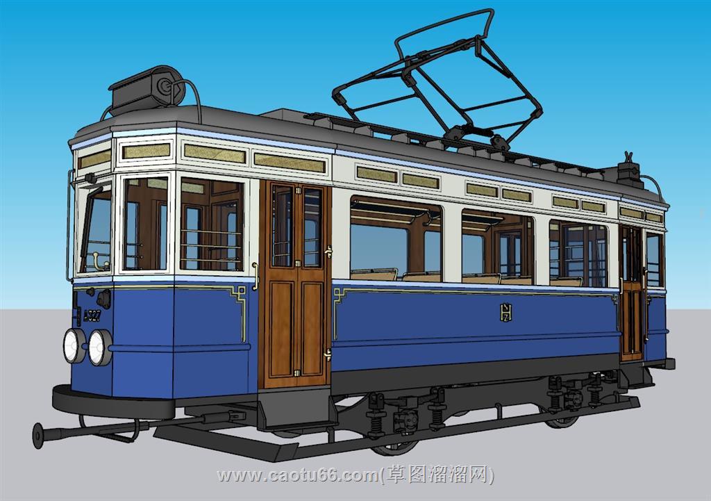 有轨电车列车SU模型 1