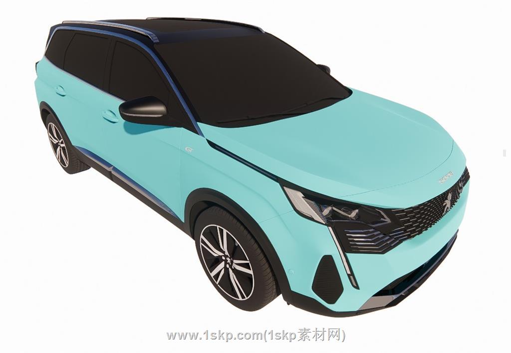 东风标致5008SU模型 1