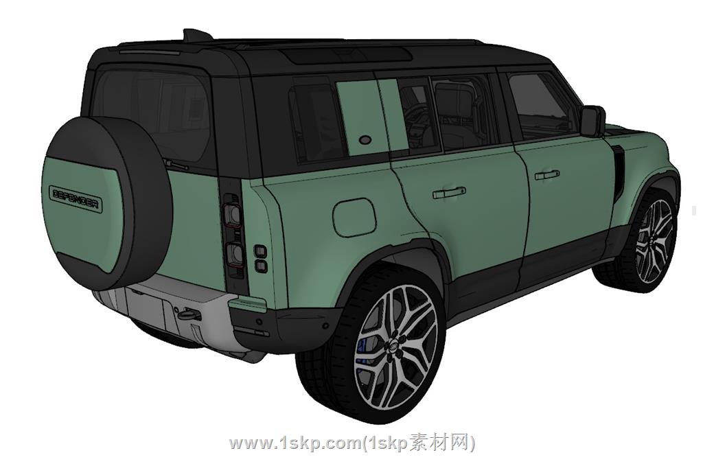 路虎Defender越野车SU模型 3