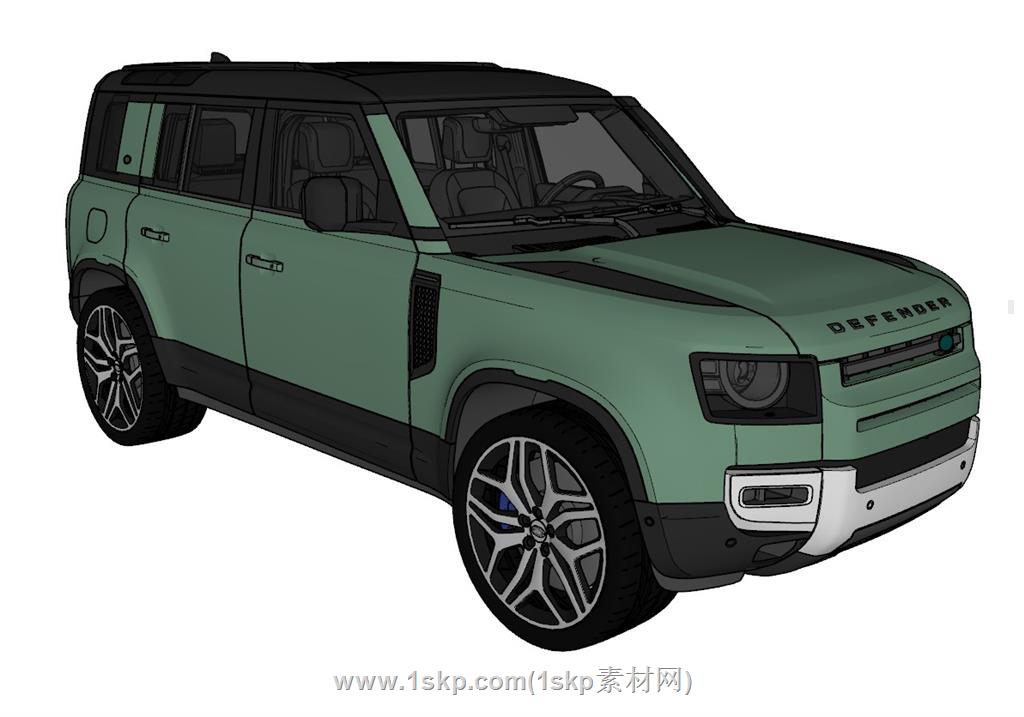 路虎Defender越野车SU模型 2