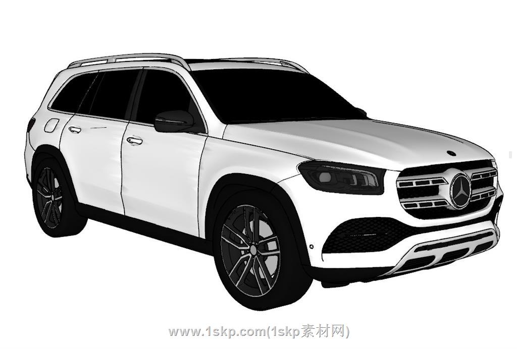 奔驰GLS350越野车SU模型 2