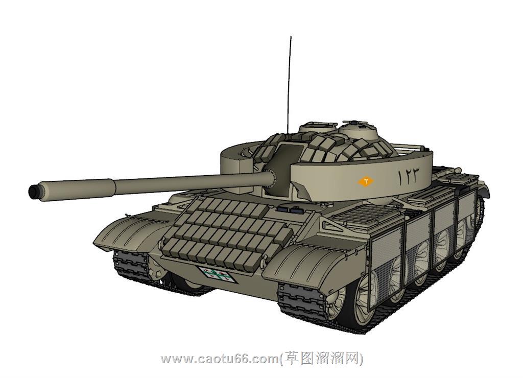 坦克武器SU模型 1